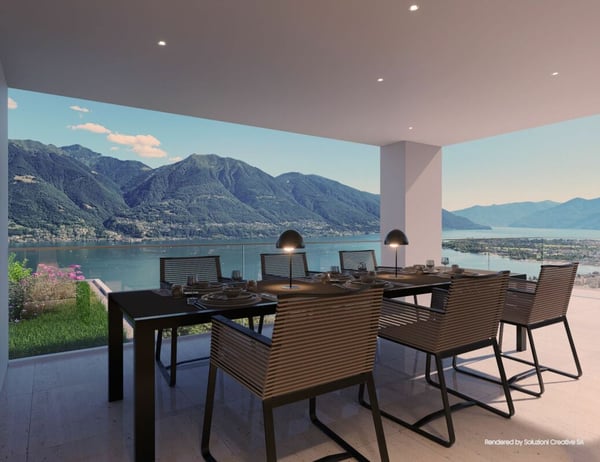 Lussuosi attici 4.5 locali: modernità ed eccellenza con vista lago 2