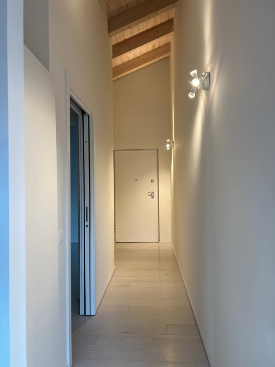 Moderno attico con tetto a vista in vendita a Cadro - POSTO AUTO 15