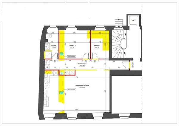 Luminoso 1.5 Locali in Fase di Ristrutturazione Totale – Centralissimo a Bellinzona! 4