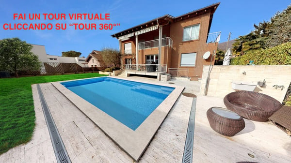 Caslano – Moderna villa con piscina, giardino e monolocale indipendente 2