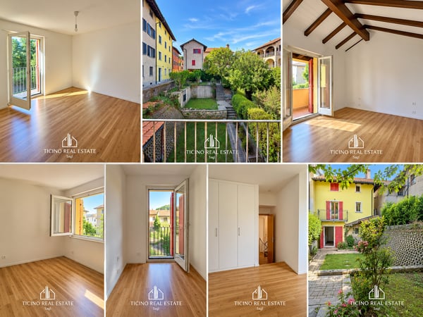 Stabio | Casa nel nucleo con giardino privato, terrazze e posteggio 18