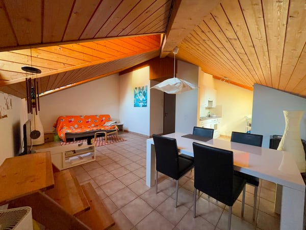 Bellinzona – Centralissimo 3.5 locali con ascensore e soffitti in legno a vista 3