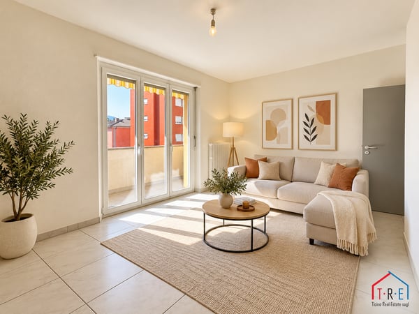 MENDRISIO – LUMINOSO APPARTAMENTO DI 2.5 LOCALI CON BALCONE, ASCENSORE E POSTO AUTO 7