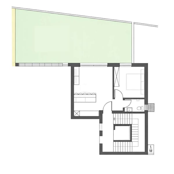 2,5 locali con giardino - Carabbia 13