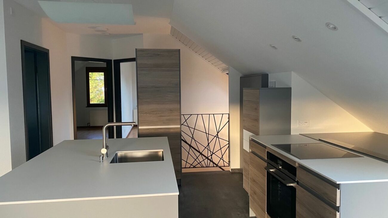 3 ½-Zimmer-DG-Wohnung mit Gartenteil