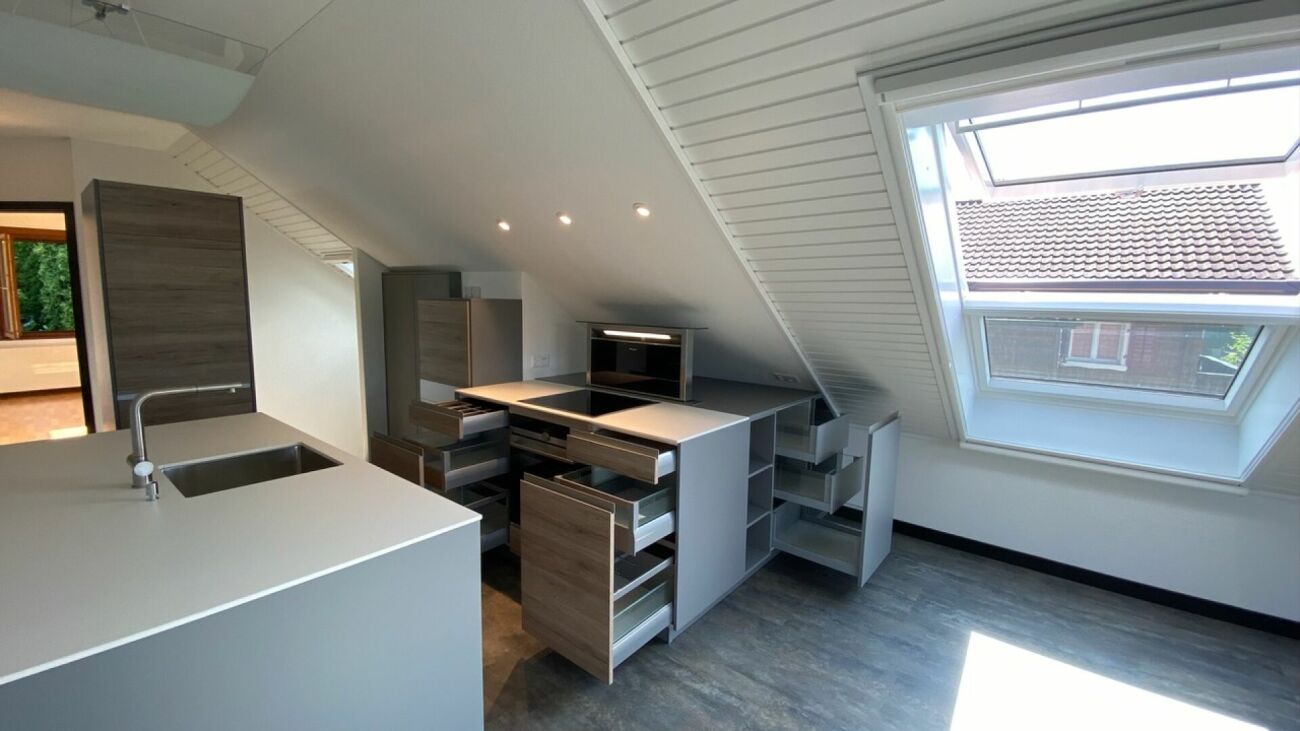 3 ½-Zimmer-DG-Wohnung mit Gartenteil