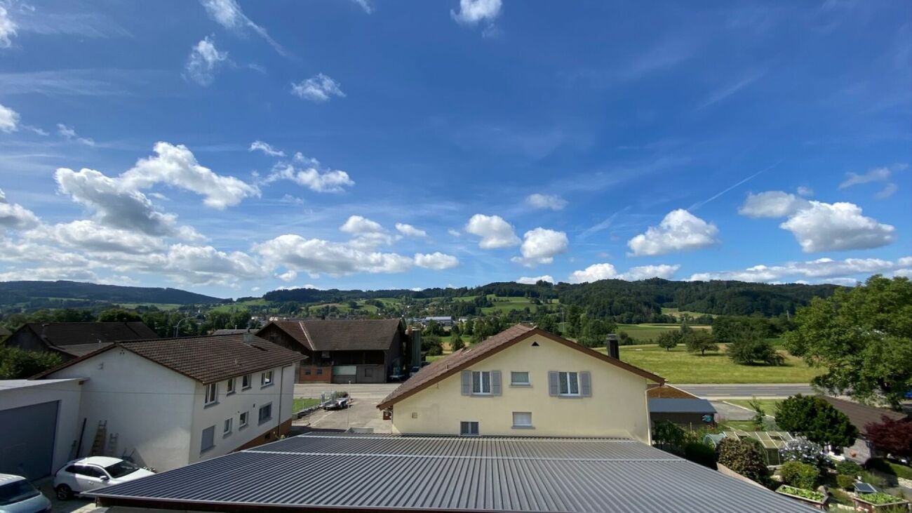 3 ½-Zimmer-DG-Wohnung mit Gartenteil