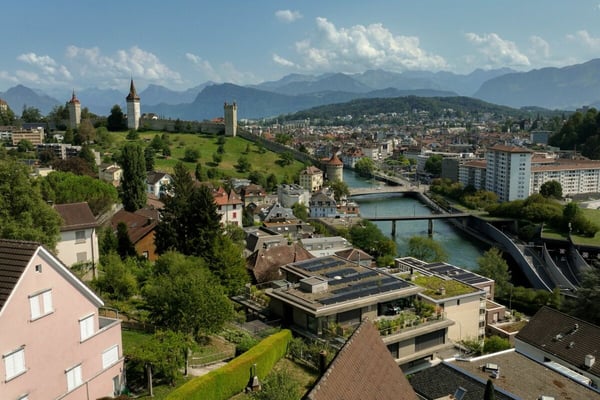 Moderne 3½-Zimmer-Wohnung mit Option auf 4½ Zimmer und schöner Aussicht über Luzern