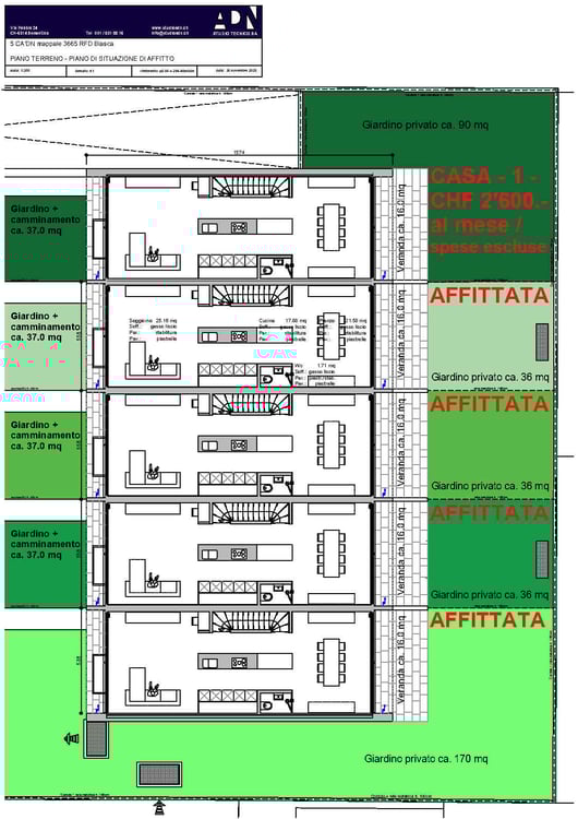 Bellinzona - Affittasi posteggi esterni scoperti + 1 coperto 1
