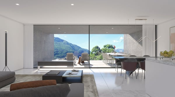 SOLDUNO - LOCARNO VENDESI APPARTAMENTI DI ALTO STANDING DA 3 1/2 e 4 1/2 LOCALI 8
