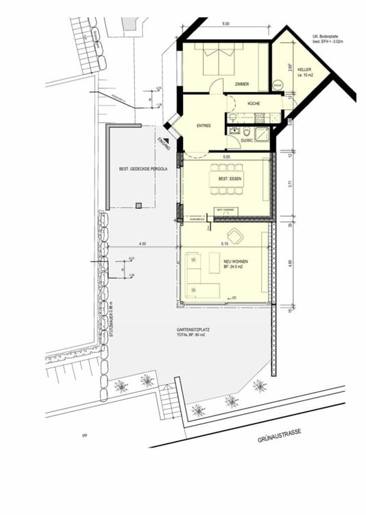 Für Singles und Paare - Wohnung im EFH 9