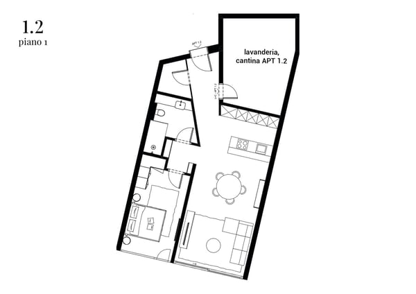 2,5 Locali in Nuovo Progetto residenziale Mirador in Via Tesserete 11