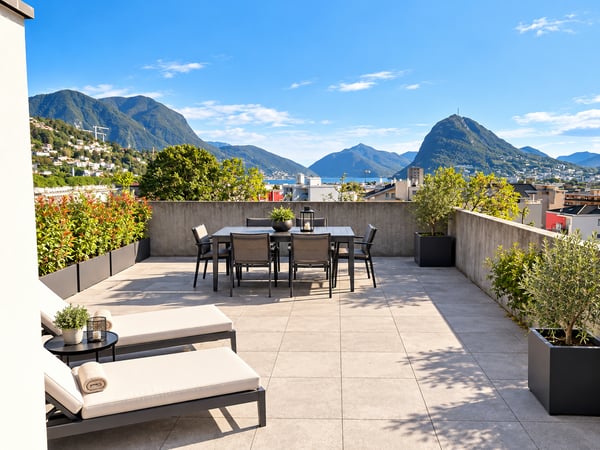 3,5 locali con grande terrazza, piscina, palestra e area wellness 1