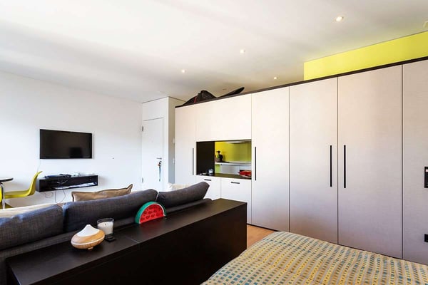 Rif. 2646 Lugano ampio monolocale arredato 4