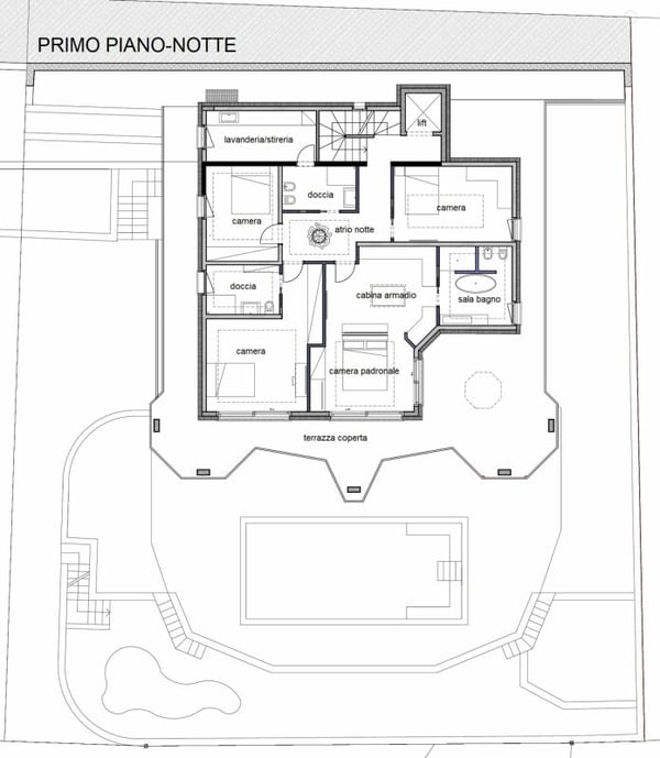 MODERNA VILLA CON PISCINA E ROOFTOP PANORAMICO 23