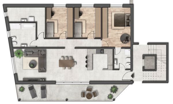 AMPIO E MODERNO 1.5 LOCALI 15