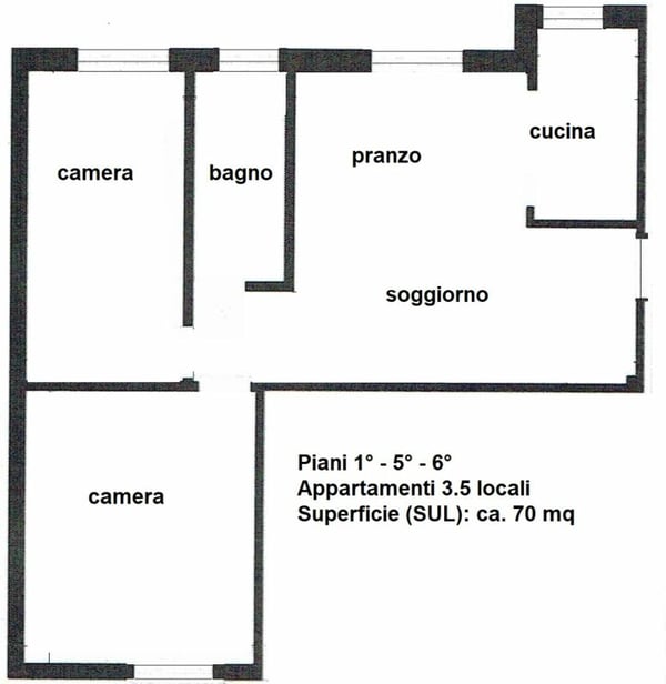 APPARTAMENTI 3.5 LOCALI 6