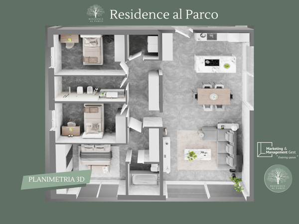 1.5 LOCALI CON GIARDINO - INCANTEVOLE FRONTE PARCO (VIDEO) 18