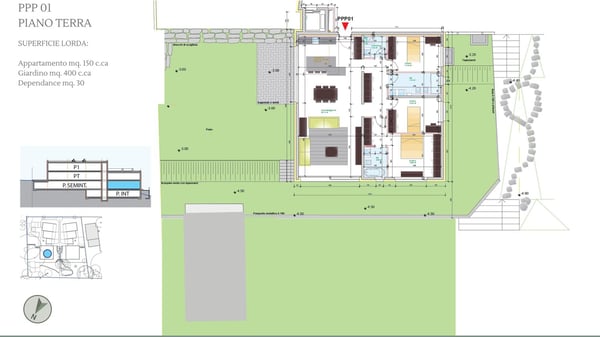 1.5 LOCALI CON GIARDINO - INCANTEVOLE FRONTE PARCO (VIDEO) 15