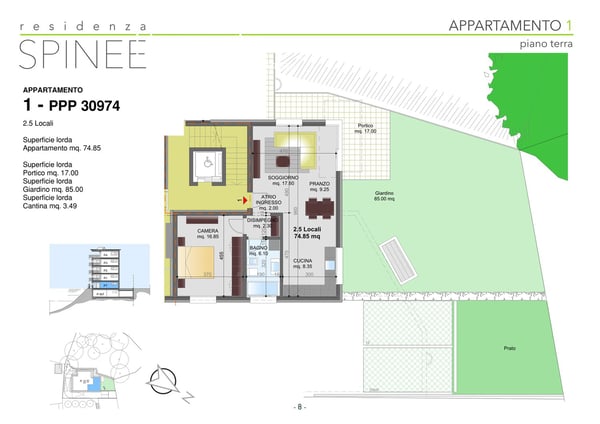 1.5 LOCALI - RECENTISSIMO, CON GIARDINO, NEL VERDE, DELIZIOSO E RAFFINATO 12