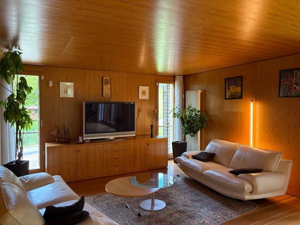 Casa di design in legno immersa nel verde 9