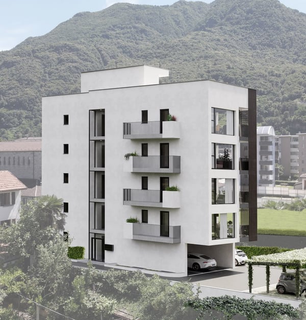 DIRETTAMENTE DAL PROMOTORE - Bellinzona - generoso 1.5 locali in Via Varrone 15 10