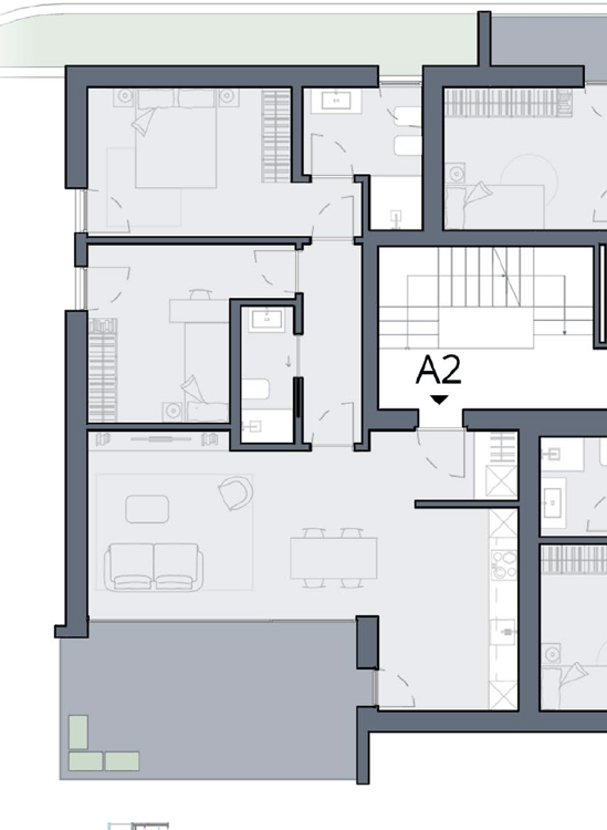 PRIMA LOCAZIONE - NUOVI 1.5 LOCALI CON AMPIA TERRAZZA 10
