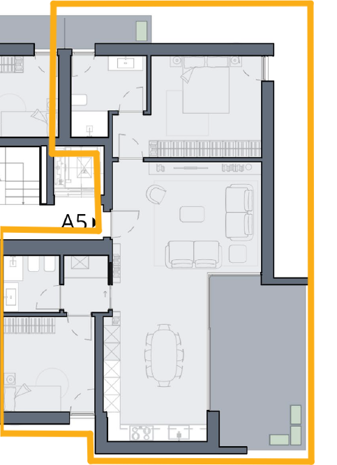 PRIMA LOCAZIONE - NUOVI 1.5 LOCALI CON AMPIA TERRAZZA 11