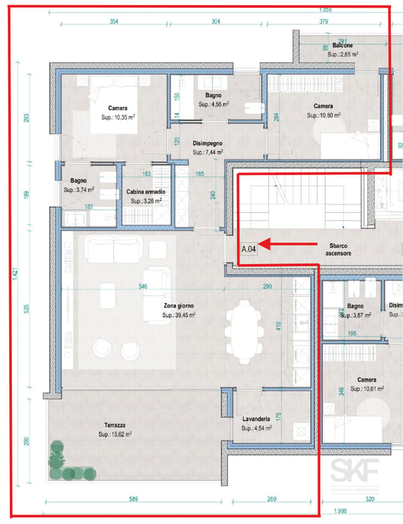 BELLINZONA - VENDESI NUOVO 3.5 LOCALI CON AMPIA TERRAZZA 5