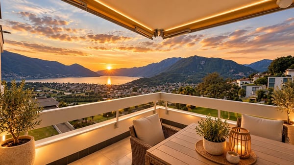 Grosszügige 4.5-Zimmerwohnung mit Panoramaseesicht in Locarno Monti 11