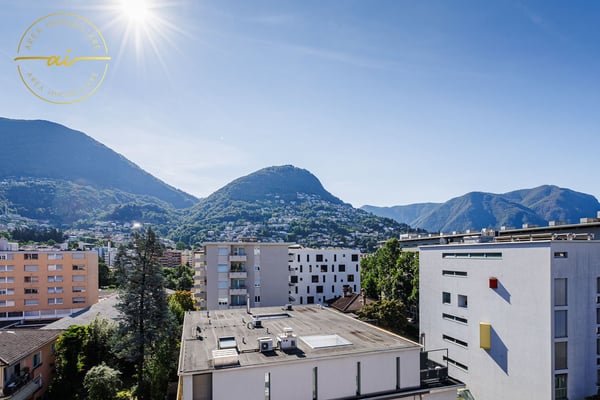 Moderno e luminoso appartamento di 1.5 locali con terrazza e balcone – Lugano 2