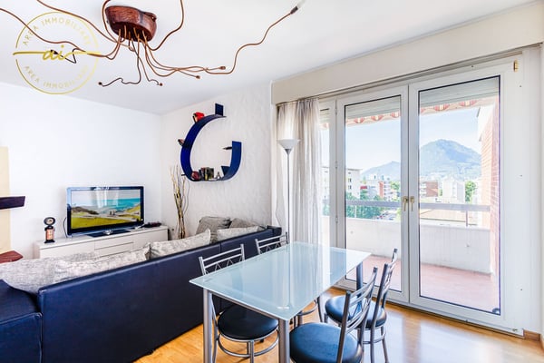 Moderno e luminoso appartamento di 1.5 locali con terrazza e balcone – Lugano 1