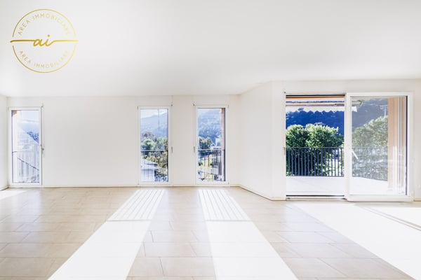 Luminoso attico di 1 locali con grande terrazza a Chiasso 3