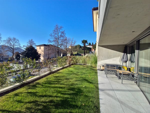 ESCLUSIVO 1.5 LOCALI AL PIANO TERRA CON GIARDINO PRIVATO A GENTILINO 17