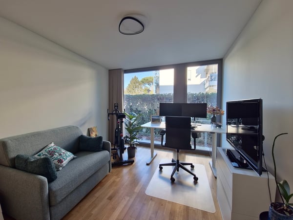 ESCLUSIVO 1.5 LOCALI AL PIANO TERRA CON GIARDINO PRIVATO A GENTILINO 16