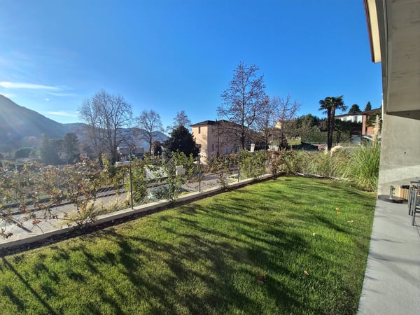 ESCLUSIVO 1.5 LOCALI AL PIANO TERRA CON GIARDINO PRIVATO A GENTILINO 18