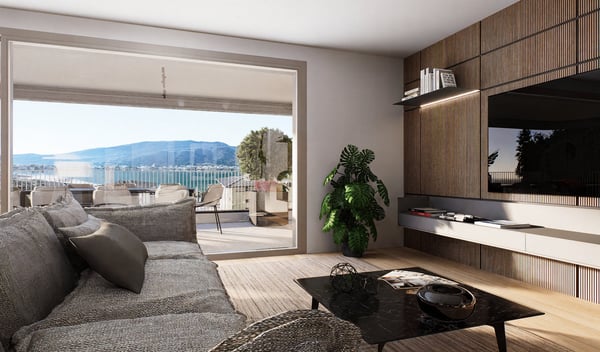 ESCLUSIVO 1.5 LOCALI CON VISTA LAGO GIARDINO E FINITURE DI PREGIO A CAPOLAGO 8