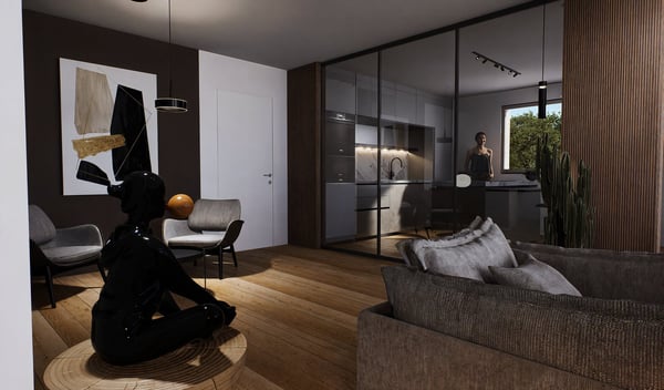 ESCLUSIVO 1.5 LOCALI CON VISTA LAGO GIARDINO E FINITURE DI PREGIO A CAPOLAGO 12