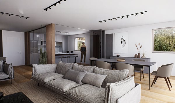 ESCLUSIVO 1.5 LOCALI CON VISTA LAGO GIARDINO E FINITURE DI PREGIO A CAPOLAGO 9