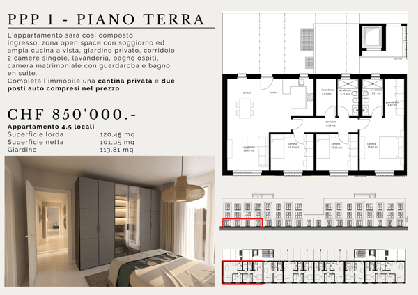 Spazioso e nuovo appartamento di 1.5 locali a Balerna 19