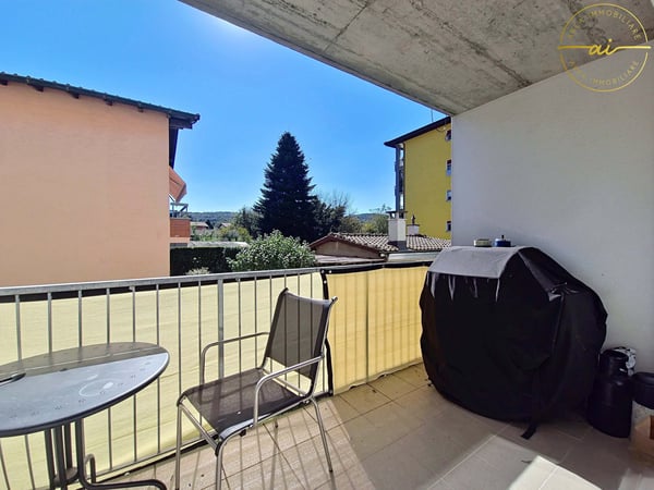 AMPIO E LUMINOSO APPARTAMENTO DI 1.5 LOCALI CON BALCONE A GENESTRERIO 6