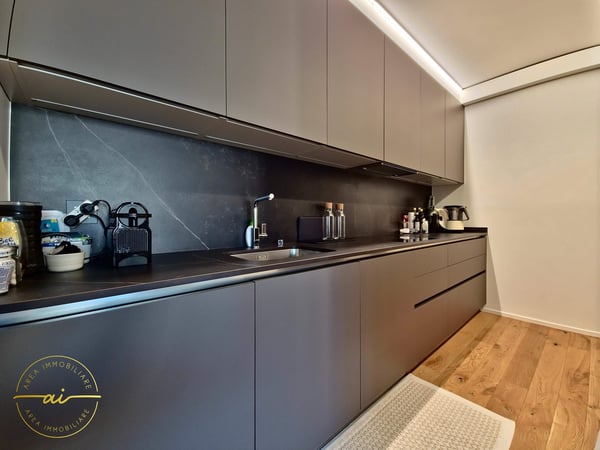 RAFFINATO APPARTAMENTO DI 1.5 LOCALI CON TERRAZZA E VISTA LAGO PARZIALE A PARADISO 9