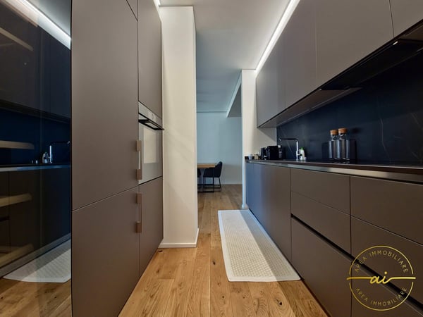 RAFFINATO APPARTAMENTO DI 1.5 LOCALI CON TERRAZZA E VISTA LAGO PARZIALE A PARADISO 10