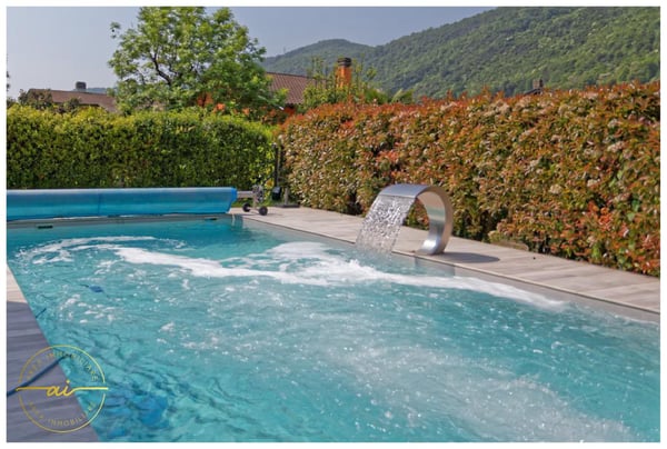 Elegante villa unifamiliare con piscina e ampio giardino a Riva San Vitale 4
