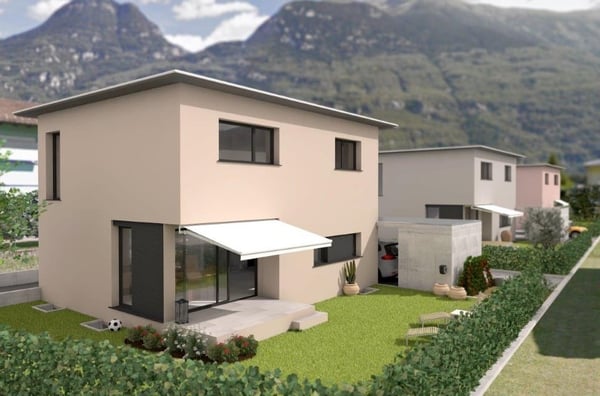 Villetta unifamiliare con giardino e vista aperta 3