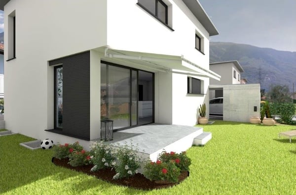 Villetta unifamiliare con giardino e vista aperta 2