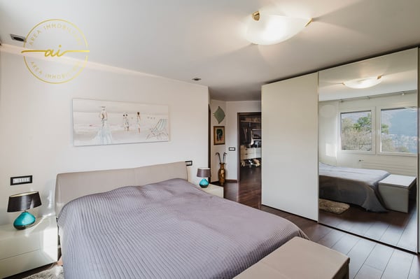 Meravigliosa villa unifamiliare con vista lago a Figino 13