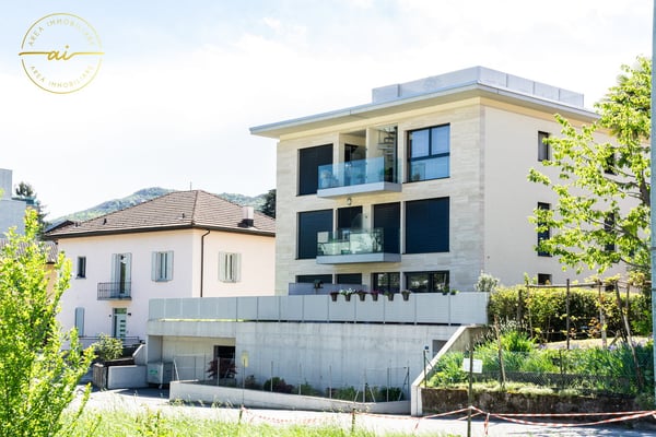 ATTICO MODERNO E LUMINOSO DI 1.5 LOCALI CON AMPIA TERRAZZA PANORAMICA – VACALLO 21