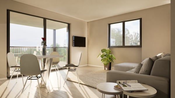 Appartamento 1.5 locali con terrazza di nuova costruzione N3 3