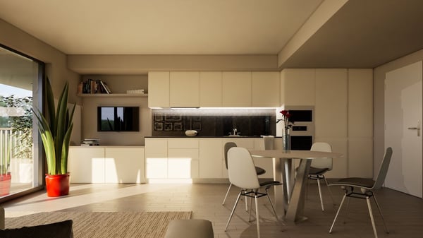 Appartamento 1.5 locali con terrazza di nuova costruzione N3 1